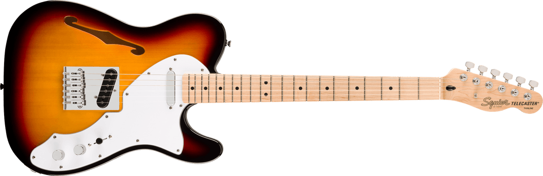 Squier Affinity Series Thinline Telecaster - 3 Tone Sunburst