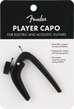 Load image into Gallery viewer, Fender Player Capo for Acoustic &amp; Electric Guitar
