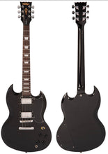 Load image into Gallery viewer, Vintage V69 Coaster Series Electric Guitar - Gloss Black

