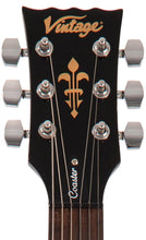 Load image into Gallery viewer, Vintage V69 Coaster Series Electric Guitar - Gloss Black
