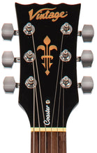 Load image into Gallery viewer, Vintage V10 Coaster Series Electric Guitar - Gloss Black
