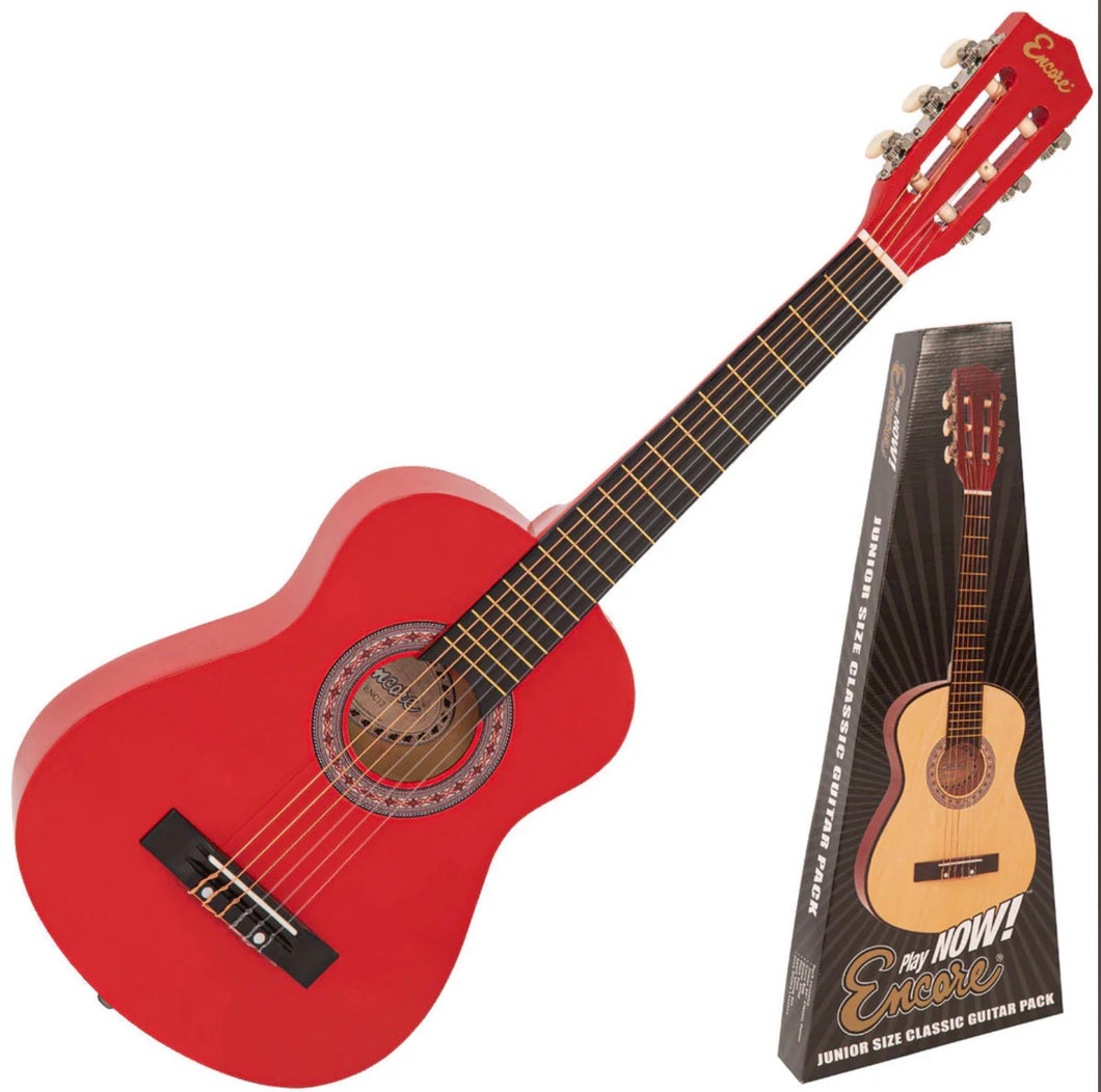 Encore 1/2 Classical Guitar Outfit - Red
