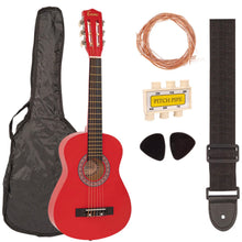 Load image into Gallery viewer, Encore 1/2 Classical Guitar Outfit - Red

