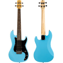 Load image into Gallery viewer, Flight Solid Body Electric Mini Bass Lite - Blue
