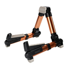 Load image into Gallery viewer, Flight FLUST01GD Portable Ukulele Stand - Gold
