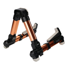 Load image into Gallery viewer, Flight FLUST01GD Portable Ukulele Stand - Gold
