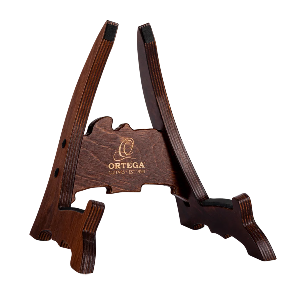 Ortega Wooden Ukulele Stand - Dark Brown