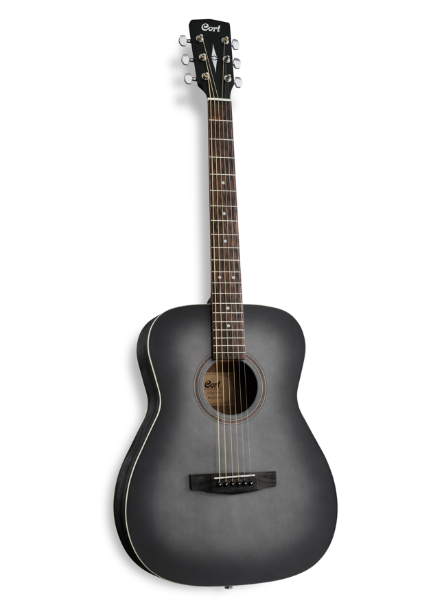 Cort AF550 Acoustic Guitar - Open Pore Black
