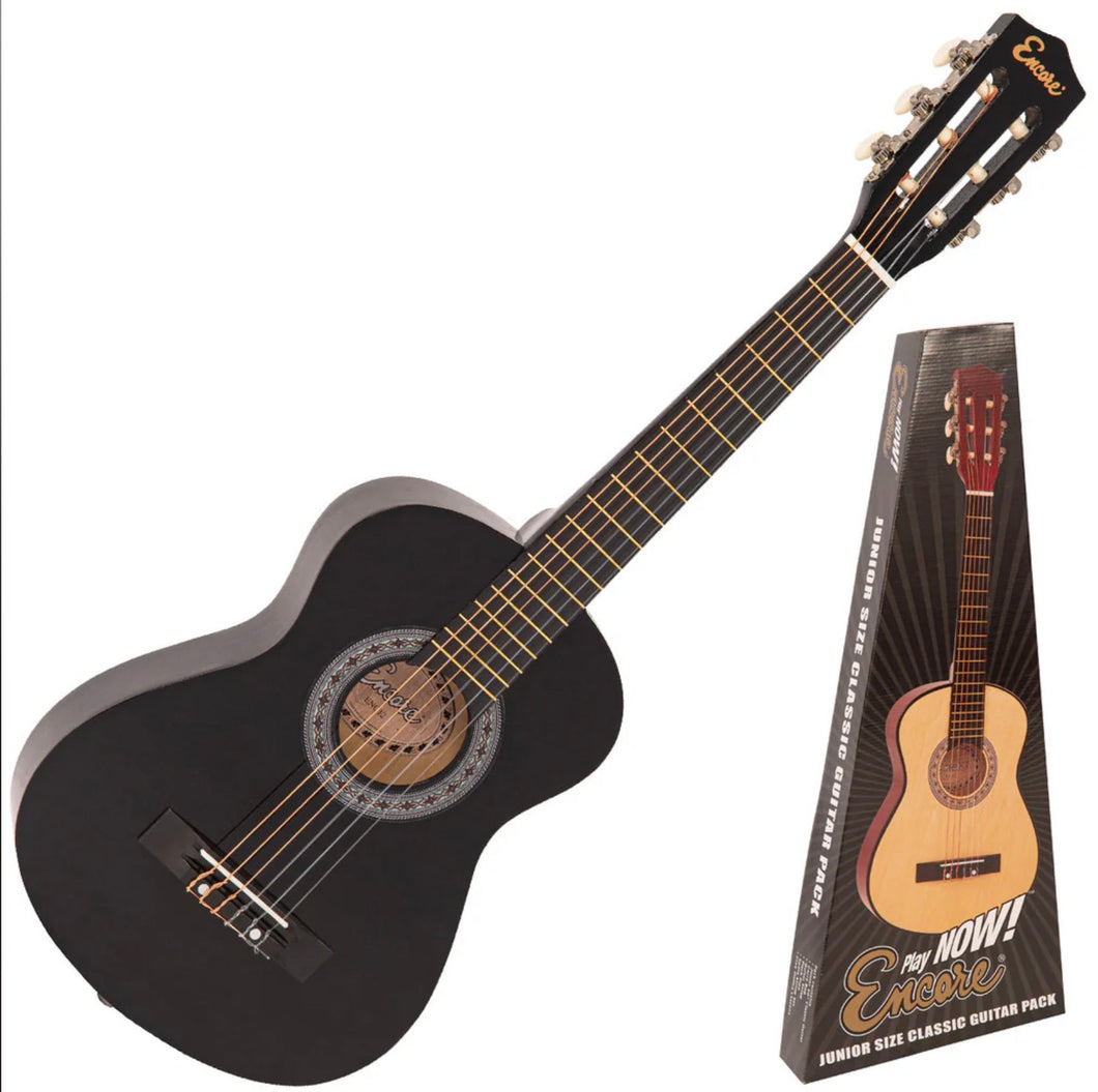 Encore 1/2 Classical Guitar Outfit - Black