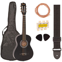 Load image into Gallery viewer, Encore 1/2 Classical Guitar Outfit - Black
