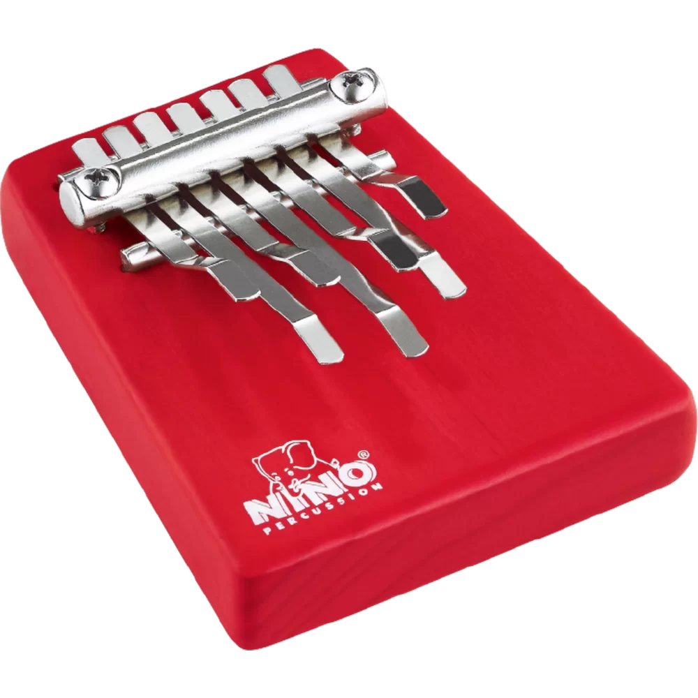 Nino Wood Kalimba Medium (7 Tones) - Red