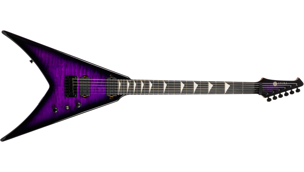 Spira V500 Electric Guitar - Trans Purple