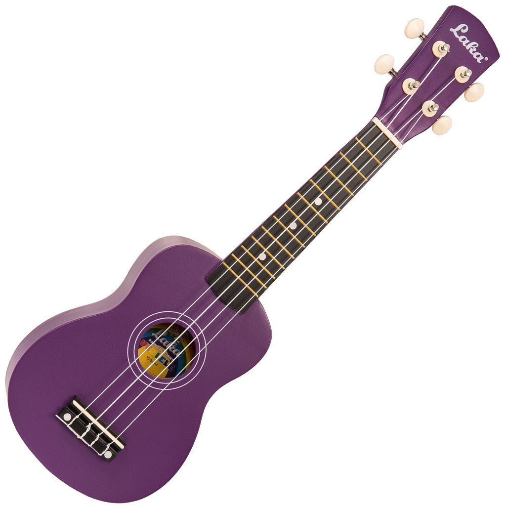 Laka Rainbow Series Soprano Ukulele - Violet