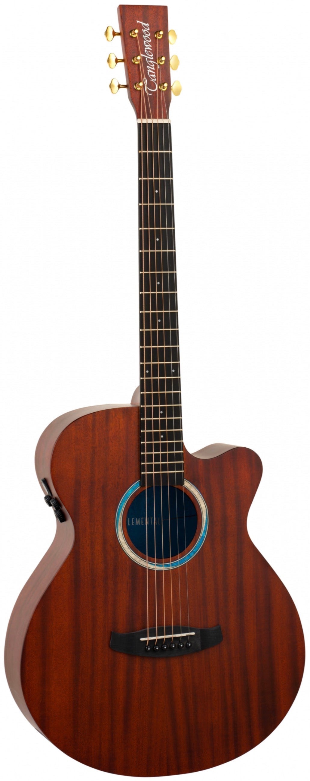 Tanglewood TE4CEBL Super Folk Electro-Acoustic Guitar - Natural Satin