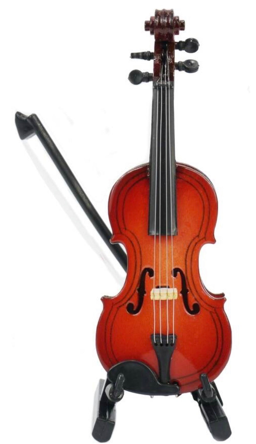 Agifty Miniature Violin w/Stand & Case (AGIFTYI142)