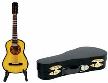 Load image into Gallery viewer, Agifty Miniature Guitar w/Stand &amp; Case (AGFTYI1045)
