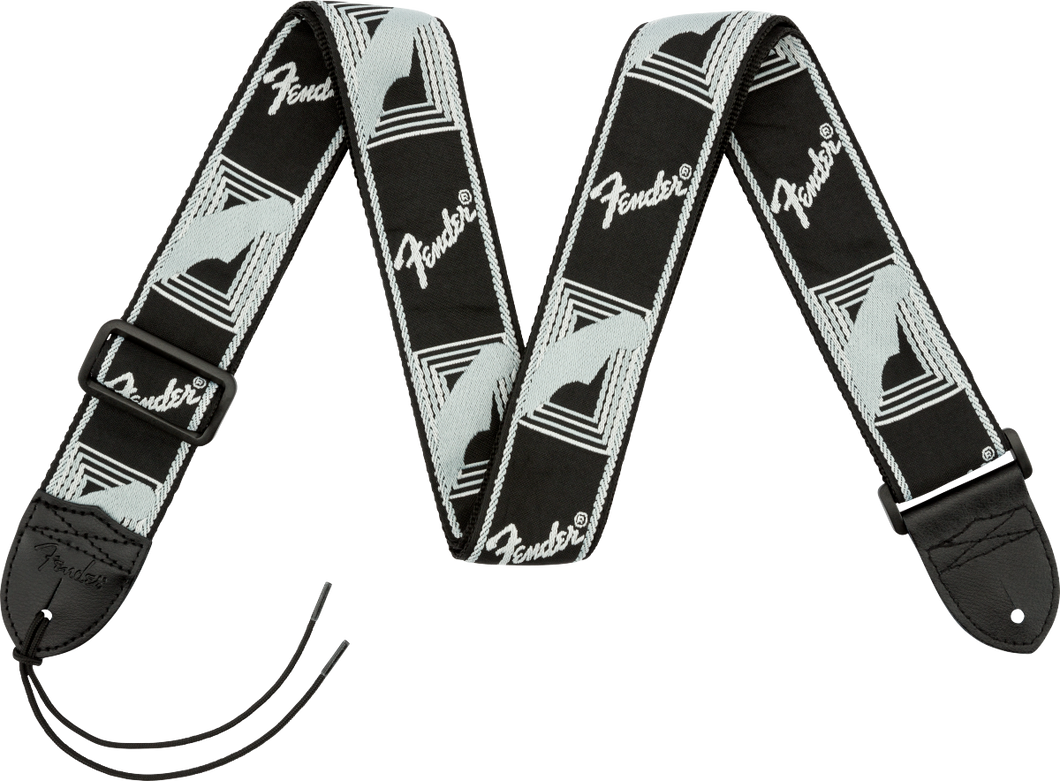 Fender Monogrammed Black / Grey Strap