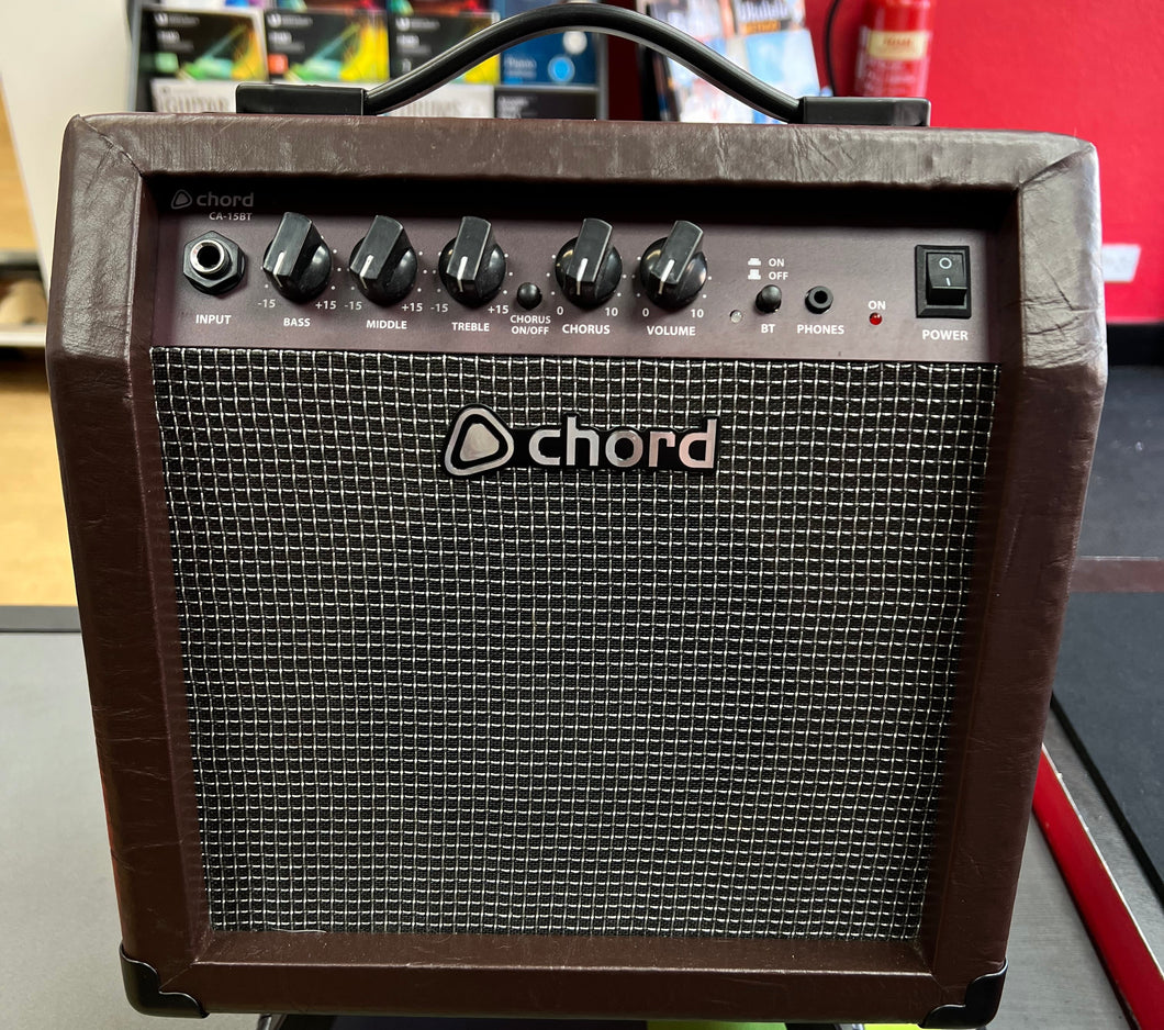 Pre-Loved Chord CA-15BT 15W Acoustic Amp - Like New Condition
