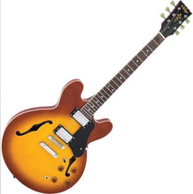 Load image into Gallery viewer, Vintage VSA500 ReIssued Semi Hollow Electric Guitar - Honeyburst
