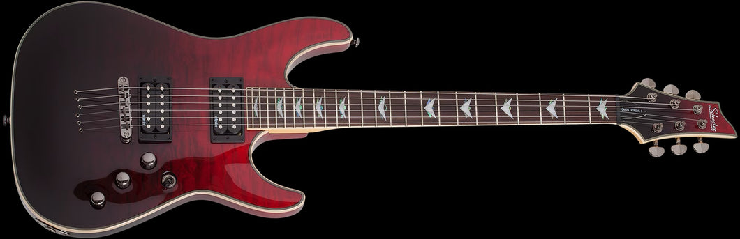 Schecter Omen Extreme-6 Electric Guitar - Blood Burst