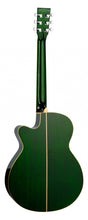 Load image into Gallery viewer, Tanglewood TW4CEFG Winterleaf Series Super Folk Electro-Acoustic Guitar - Through Green Gloss
