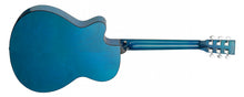 Load image into Gallery viewer, Tanglewood TA4CEBL Azure Series Super Folk Electro-Acoustic Guitar - Through Blue Gloss
