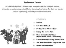 Load image into Gallery viewer, John Thompson’s Easiest Piano Course: First Christmas Duets
