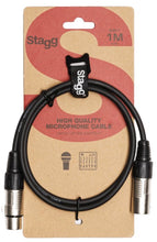 Load image into Gallery viewer, Stagg 1m XLRM - XLRF Microphone Lead - Black
