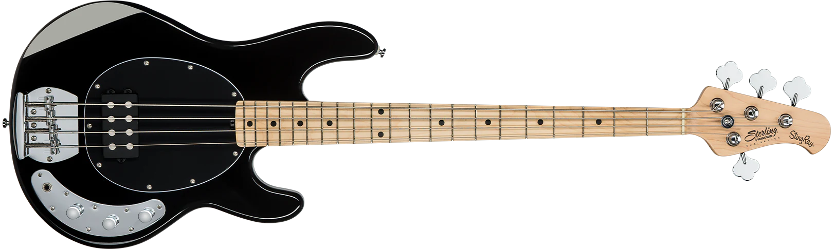 Sterling by Music Man StingRay RAY4 Electric Bass Guitar - Black
