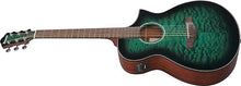 Load image into Gallery viewer, Ibanez AEWC16QA AEWC Series Electro-Acoustic Guitar - Transparent Emerald Burst
