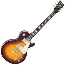 Load image into Gallery viewer, Vintage V100 ReIssued Electric Guitar - Flamed Ice Tea
