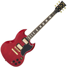 Load image into Gallery viewer, Vintage VS6 ReIssued Electric Guitar - Cherry Red w/Gold Hardware
