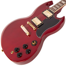 Load image into Gallery viewer, Vintage VS6 ReIssued Electric Guitar - Cherry Red w/Gold Hardware
