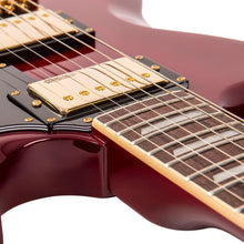 Load image into Gallery viewer, Vintage VS6 ReIssued Electric Guitar - Cherry Red w/Gold Hardware
