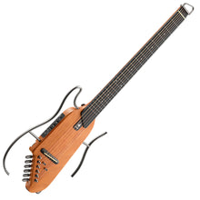 Load image into Gallery viewer, Donner HUSH-I Silent Electro-Acoustic Travel Guitar Bundle - Mahogany
