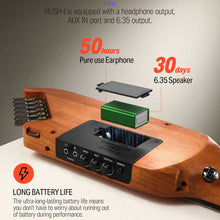 Load image into Gallery viewer, Donner HUSH-I Silent Electro-Acoustic Travel Guitar Bundle - Mahogany
