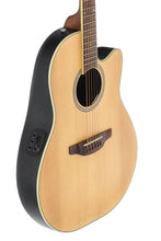 Load image into Gallery viewer, Applause AB24 Heritage Traditional Mid Cutaway Electro Acoustic Roundback Guitar - Natural
