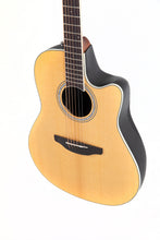 Load image into Gallery viewer, Ovation CS24 Celebrity Traditional Mid-Cutaway Electro Acoustic Roundback Guitar - Natural
