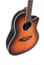 Load image into Gallery viewer, Ovation CS24 Celebrity Traditional Mid-Cutaway Electro Acoustic Roundback Guitar - Sunburst
