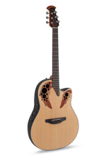 Load image into Gallery viewer, Ovation CE44 Celebrity Elite Mid-Cutaway Electro Acoustic Roundback Guitar - Natural
