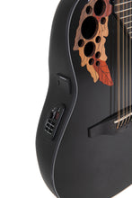 Load image into Gallery viewer, Ovation CE4412 Celebrity Elite Mid-Cutaway Electro Acoustic Roundback 12 String Guitar - Black

