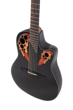 Load image into Gallery viewer, Ovation CE4412 Celebrity Elite Mid-Cutaway Electro Acoustic Roundback 12 String Guitar - Black
