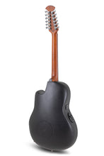 Load image into Gallery viewer, Ovation CE4412 Celebrity Elite Mid-Cutaway Electro Acoustic Roundback 12 String Guitar - Black
