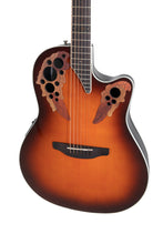 Load image into Gallery viewer, Ovation CE48 Celebrity Elite Super Shallow Cutaway Electro Acoustic Roundback Guitar - Sunburst
