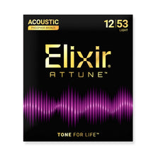 Load image into Gallery viewer, Elixir Attune Phosphor Bronze 12-53 Acoustic Guitar Strings - 21052
