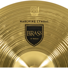 Load image into Gallery viewer, Meinl Pair of 14" Student Brass Marching Cymbals inc Straps - MA-BR-14M
