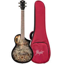 Load image into Gallery viewer, Flight Aviator Galaxy Electro-Acoustic BR Baritone Ukulele - Poplar
