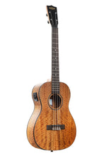 Load image into Gallery viewer, Kala KA-CM-BE Curly Mango Electro-Acoustic Baritone Ukulele w/Gigbag
