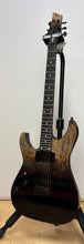 Load image into Gallery viewer, Pre-Loved Schecter C-1 Standard Left Handed Black Fade Burst Burl Electric Guitar - Excellent Condition
