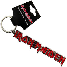 Load image into Gallery viewer, Iron Maiden Keychain: Logo w/Tails

